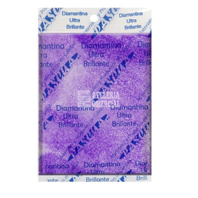DIAMANTINA METALICO C/50 GRS. MORADA